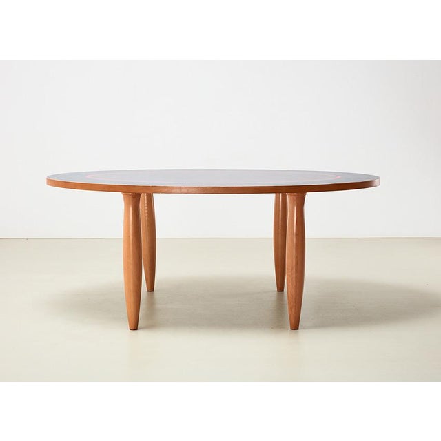 Filicudi dining table designed by Ettore Sottsass in 1993 for Zanotta Italy. The table is marked underneath the table top...