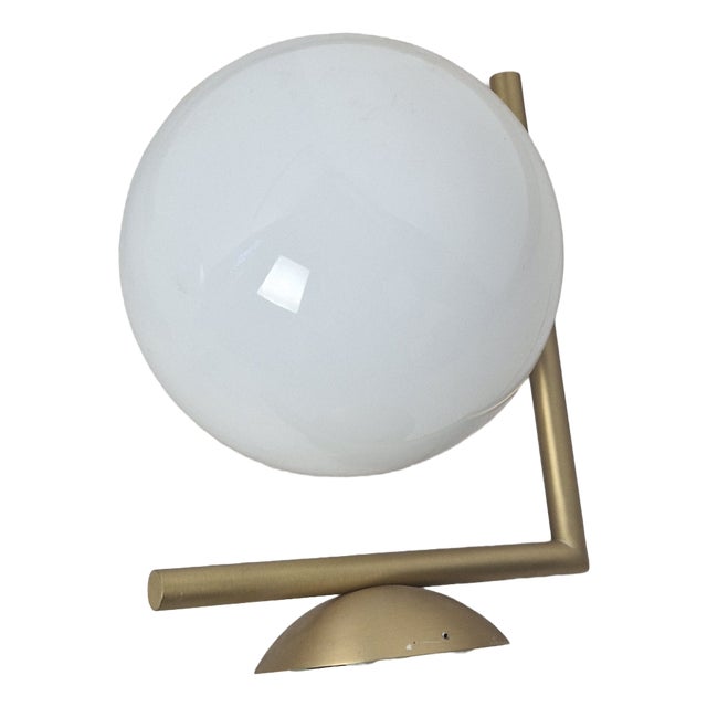 Vintage LC Wall Lamp in Brass with Glass Sphere by Michael Anastassiades for Flos, 2010s For Sale