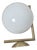 Vintage LC Wall Lamp in Brass with Glass Sphere by Michael Anastassiades for Flos, 2010s For Sale