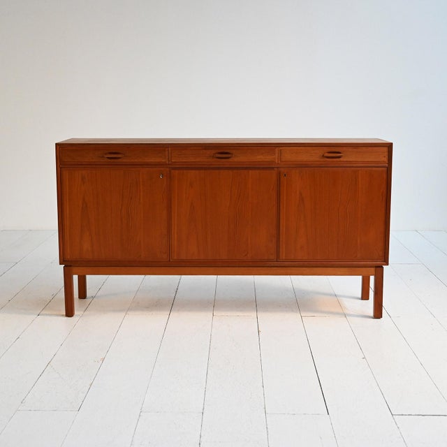 Scandinavian Teak Sideboard, 1960s For Sale - Image 11 of 11