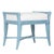 Not Yet Made - Made To Order Small Malacca Bench - Pool Blue For Sale - Image 5 of 8