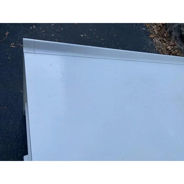 Wood Mid Century Nightstands with Drawer In The Style Of Tommi Parzinger - A Pair For Sale - Image 7 of 9