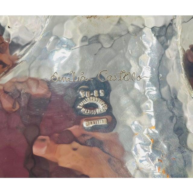 1980s Rare Emilia Castillo Taxco Serving Covered "Pumpkin" Bowl, Mexican Modernism For Sale - Image 16 of 17