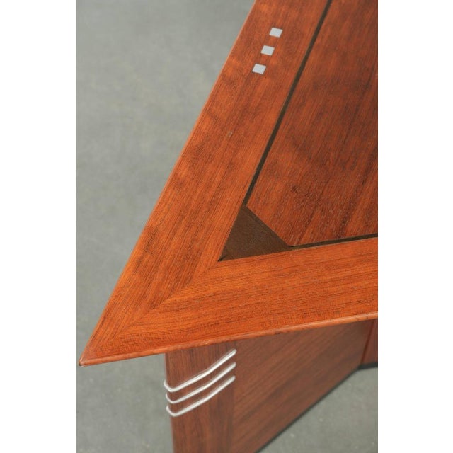 2000 - 2009 Vintage Art Deco Coffee Table in Triangular Shape from Schuitema For Sale - Image 5 of 10