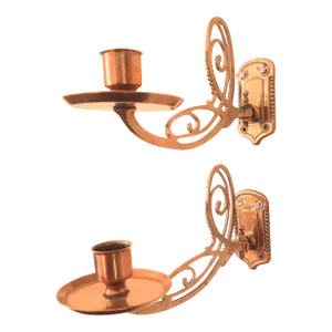 Vintage Hinged Swing Arm Brass Sconces Pair Hollywood Regency