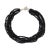 Modern Mid 20th Century Tiffany & Co Necklace Onyx Multi Strand Torsade Toggle Vintage For Sale - Image 3 of 4