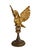 Wood Vintage European Carved Wood Dove the Holy Spirit Sculpture on Finial 10.75" H For Sale - Image 7 of 8