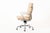 Herman Miller Eames Herman Miller Tall Cream Leather Office Chair Aluminum Group For Sale - Image 4 of 12