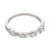 Contemporary Mid 20th Century Tiffany & Co. Diamond Platinum Wedding Band, Size 6 For Sale - Image 3 of 5