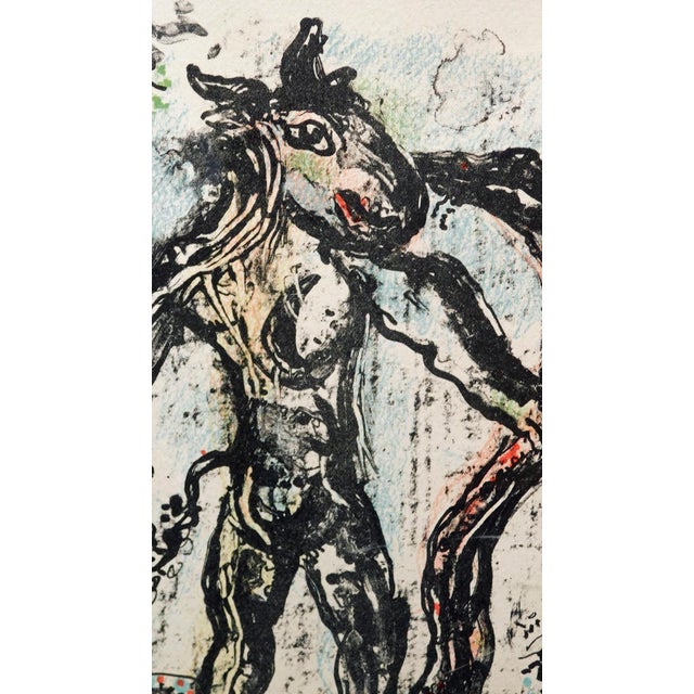 Paper Mark Chagall "The Fairy and the Kingdom"La Feerie Et Le Royaume Lithograph For Sale - Image 7 of 9