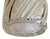 Glass Vintage Sterling Silver Round Stopper Perfume Bottle W/ Clear Glass Twist Swirl For Sale - Image 7 of 10