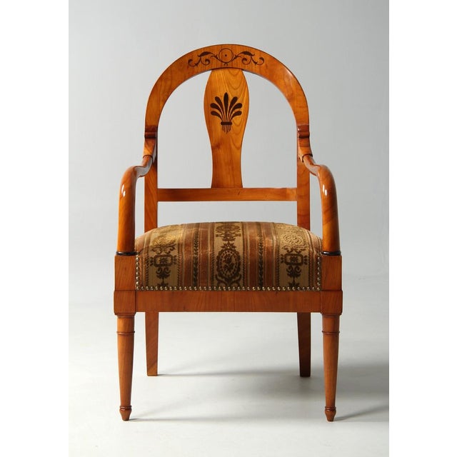 Antique Biedermeier Armchair, 1830s For Sale - Image 12 of 12