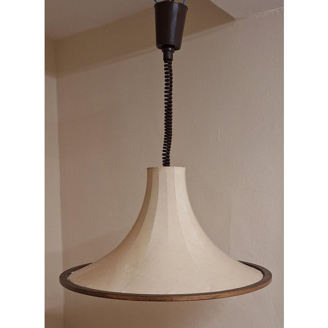 Vintage Height-Adjustable Hanging Lamp from Temde, 1970s For Sale - Image 3 of 9