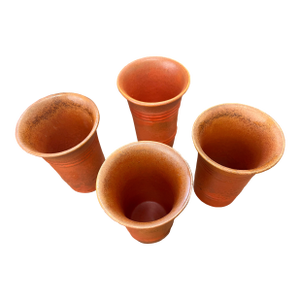 Vintage Set of 4 Ceramic Tumblers