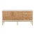 Serena & Lily Whitewashed Cane Front Rattan Buffet Sideboard Bar Credenza For Sale