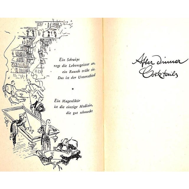 "Der Mixbecher Ein Cocktail-Buch" 1952 Rosenow, Conrad Und Prosel, Theo For Sale - Image 10 of 12