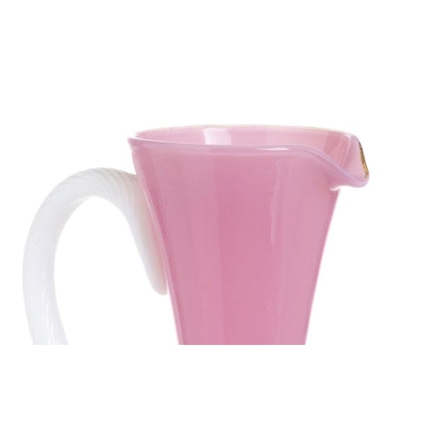 Vintage Crystal Glass Jug For Sale - Image 6 of 8