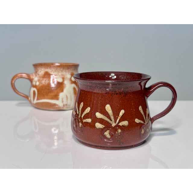 Handmade Ceramic Teapot and Cups from the Workshop of Helma Klett, Germany, 1980s, Set of 3 For Sale - Image 10 of 16
