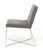 Early 21st Century Ligne Roset Gray Suede Upholstered Side Chair For Sale - Image 5 of 7