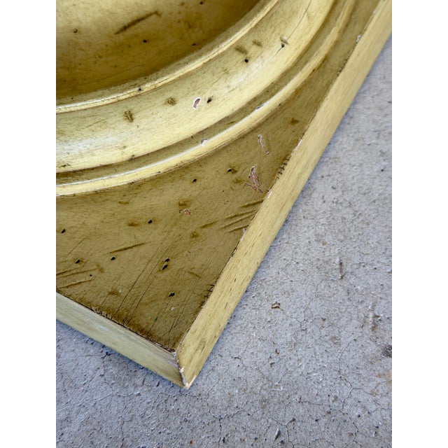 Frederick Cooper Faux Bamboo Coastal Palm Tree Floor Lamp With Metal Fronds For Sale - Image 4 of 12