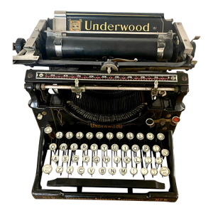 Antique 1922 Underwood Standard No. 5 Typewriter - Serial 1539401.