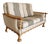Mid Century Danish Brutalist Henning Kjaernulf Oak Loveseat, Attributed For Sale