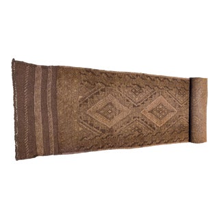 Turkish Wool Runner /Corridor Rug Camel Hair Color Hand Knotted For Sale