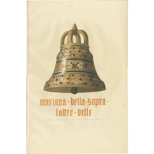 Mid 19th Century Delange, A Campana Bell, 1869, Paper For Sale - Image 5 of 5