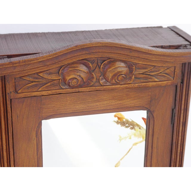 Brown French Art Deco Medicine Cabinet, 1920s For Sale - Image 8 of 12