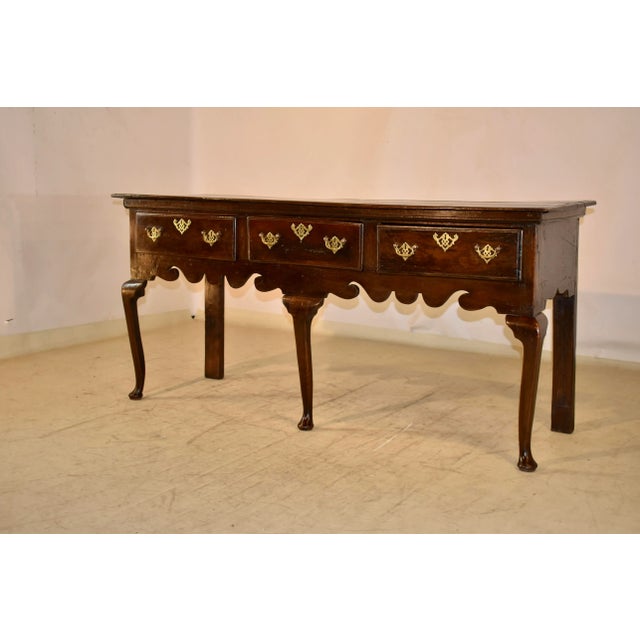 18th Century Early 18th Century English Oak Sideboard For Sale - Image 5 of 10