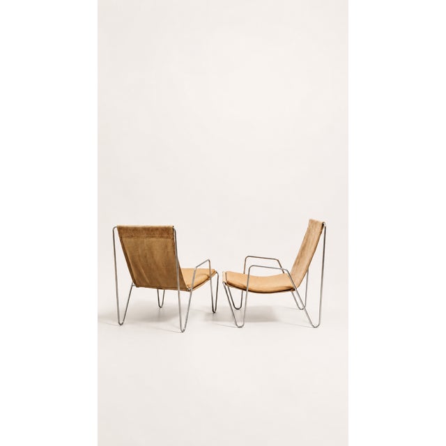 Set of two Bachelor armchairs designed by Verner Panton for Fritz Hansen, 1970s. Excellent overall condition. Original...