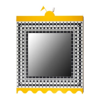 Ollo Mural Mirror attributed to Alessandro Mendini for the Alchimia Museum, 1988 For Sale