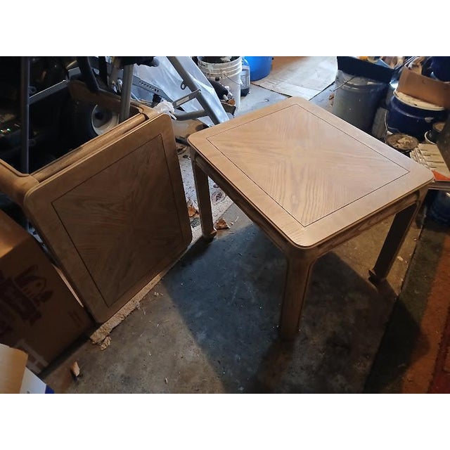 1980s Lane Altavista Ming Style Side Tables in Cream, a Pair For Sale - Image 6 of 8