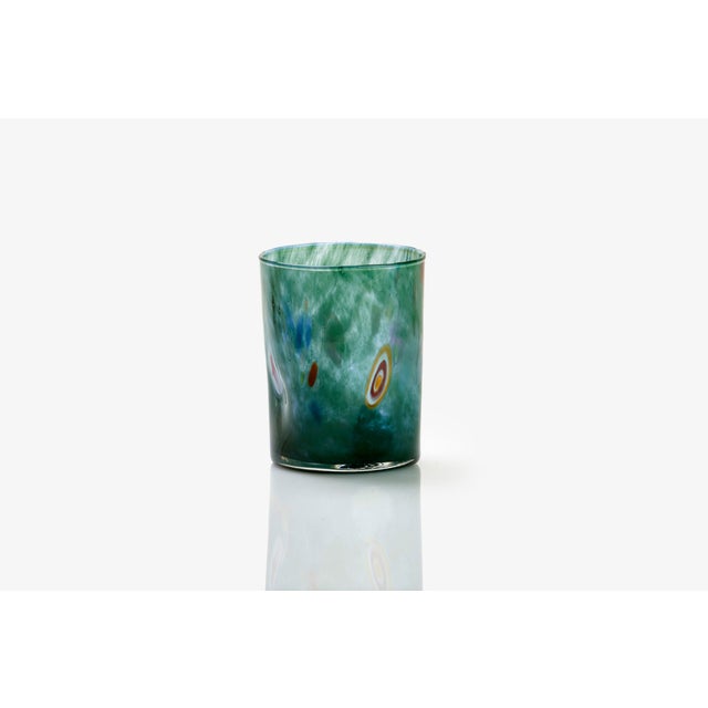 Vintage Italian Murano Glass Water Glasses by Mariana Iskra for Ribes, 2010, Set of 6 For Sale - Image 6 of 12