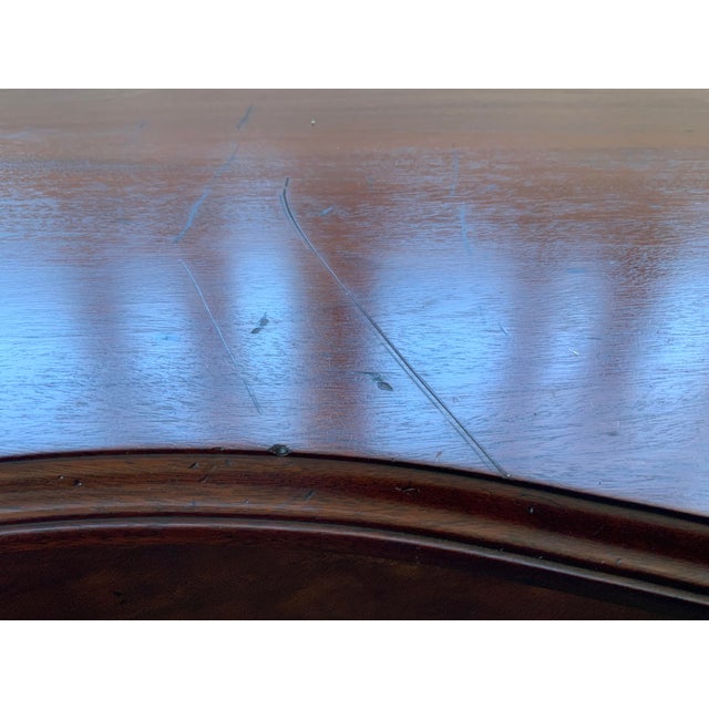 Late 20th Century Serpentine Front Chippendale Style Chest For Sale - Image 11 of 14