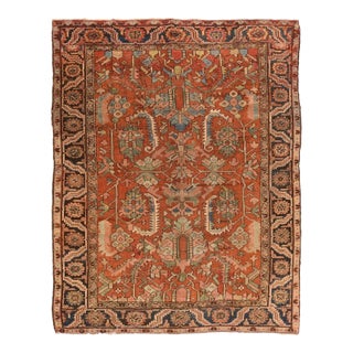 Antique Serapi Rug 8'7'' x 10'10'' For Sale