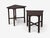 1950s Edward Wormley, Wedge Side Tables, Mahogany, Brass, Usa, 1955 For Sale - Image 5 of 13