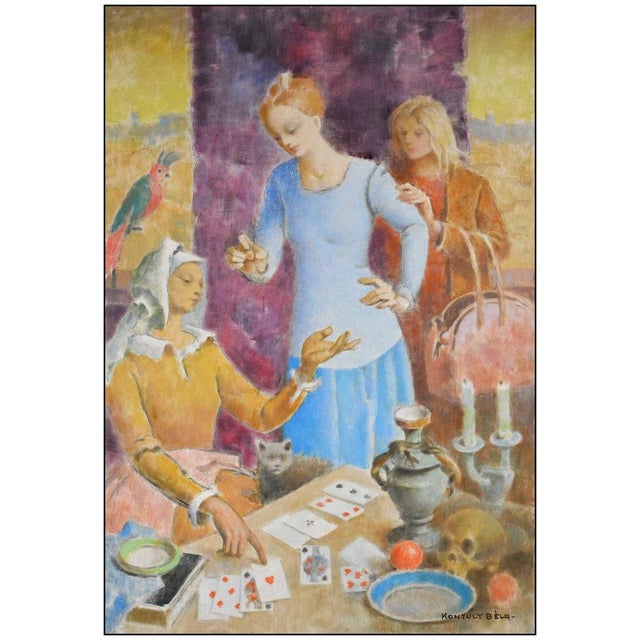 Renaissance Mid 20th Century Tell Me My Fortune, Bela Kontuly For Sale - Image 3 of 6