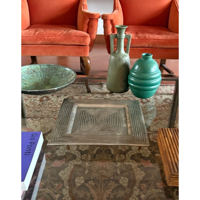 Hollywood Regency Hollywood Regency Centerpiece / Vide Poche, Oltrefrontiera Italy 1980s For Sale - Image 3 of 18