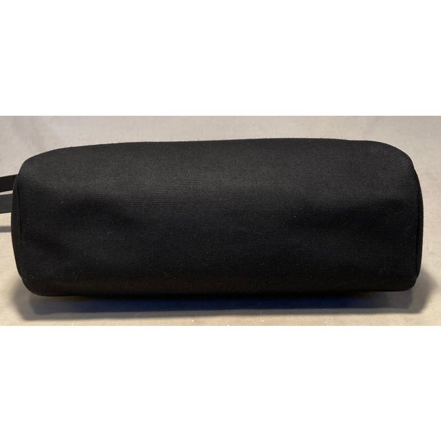 Hermes Black and Beige Canvas Herbag Tote For Sale - Image 9 of 12