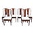 Henredon Ming Asian Dining Chairs 1950s For Sale
