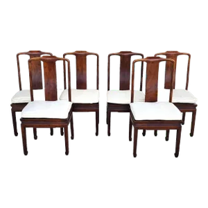 Henredon Ming Asian Dining Chairs 1950s