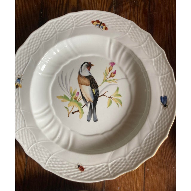 1990s Chelsea House Decorative Porcelain Plates Inspired by the Iconic Herend Rothschild Bird Pattern - Set of Six For Sale - Image 10 of 11