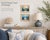 This beautiful set of 2 vintage oil paintings captures the timeless beauty of the coast. One features rolling ocean waves...