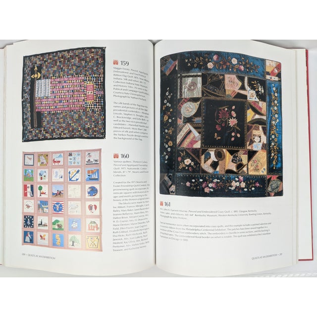 Blue 1987 America's Glorious Quilts Oversized Vintage Hardcover Coffee Table Book For Sale - Image 8 of 12