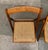 Wood Set of Mid-Century Wooden Folding Chairs with Viennese Wicker Seats, 1960s For Sale - Image 7 of 18