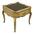 John A. Colby & Sons French Provincial Pickled Wood 25" Square Accent End Table For Sale