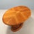 Wood Vintage Oval Walnut Table, 1980s For Sale - Image 7 of 9