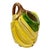 Italian Vintage Banana Glazed Ceramic Pitcher For Sale