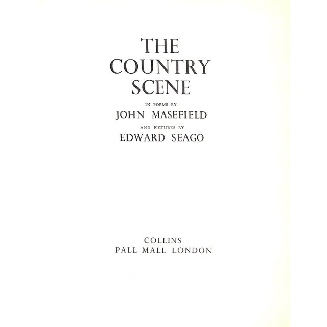 MASEFIELD, John [in poems by] SEAGO, Edward [picture by] [98] pp. Collins 1937 12 1/2" x 10 1/2"